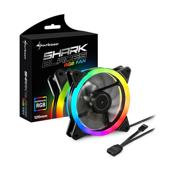 Sharkoon Blades RGB ventilator - MAXcom Sharkoon Blades RGB ventilator - MAXcom